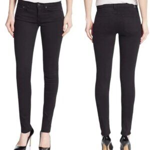 Vince Women's Black Coated Dylan Skinny‎ Ankle Jeans Size 26 NWOT